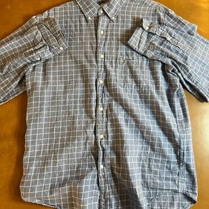 J.Crew Slim Cotton-linen twill shirt in check